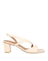 Atp Atelier Mattine Limestone Nappa Sandals Limestone Nappa In Beige