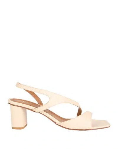 Atp Atelier Mattine Limestone Nappa Sandals Limestone Nappa In Beige
