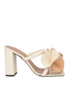 Atp Atelier Woman Sandals Ivory Size 7 Leather In White
