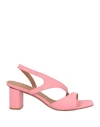 Atp Atelier Woman Sandals Pink Size 6 Leather