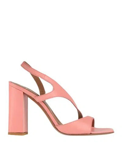 Atp Atelier Woman Sandals Pink Size 8 Leather