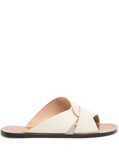 Atp Atelier Women's Allai Flat Sandals In Linen