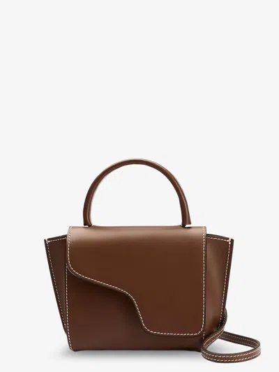 Atp Atelier Women Vegetable Leather Montalcino Crossbody Bag In Brown