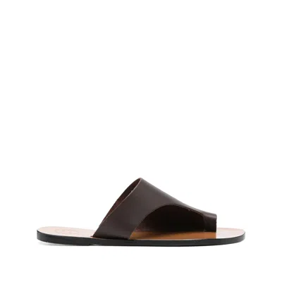 Atp Leather Sandals In Brown