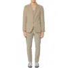 At.p.co Beige Cotton Suit In Beige