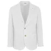 At.p.co White Linen Blazer In White