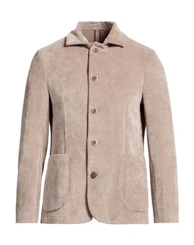 At.p.co At. P.co Man Blazer Beige Size 34 Polyester, Polyamide, Elastane In Neutral