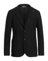 At.p.co At. P.co Man Blazer Black Size 42 Polyester, Viscose, Elastane