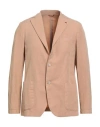 At.p.co At. P.co Man Blazer Blush Size 40 Tencel, Cotton, Linen In Pink