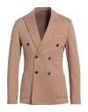 At.p.co At. P.co Man Blazer Camel Size 36 Viscose, Polyamide, Elastane