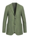 At.p.co At. P.co Man Blazer Green Size 44 Acrylic, Virgin Wool, Polyester In Green