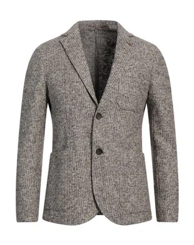 AT.P.CO AT. P.CO MAN BLAZER GREY SIZE 42 VIRGIN WOOL, COTTON, POLYESTER