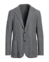 At.p.co At. P.co Man Blazer Light Grey Size 44 Acrylic, Virgin Wool, Polyester In Grey