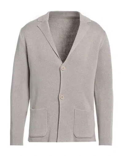At.p.co At. P.co Man Blazer Grey Size M Linen, Cotton