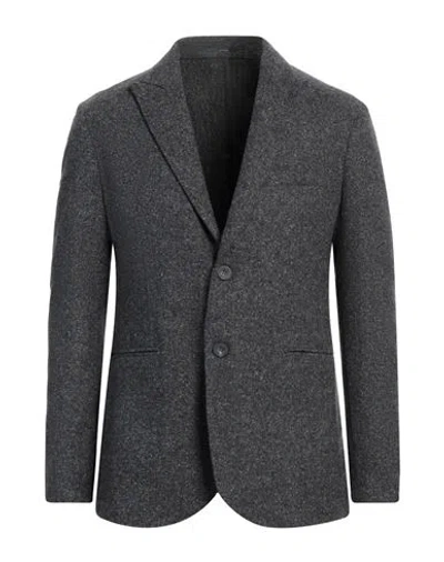At.p.co At. P.co Man Blazer Lead Size 44 Wool, Polyester, Cotton In Grey