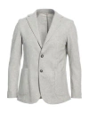 At.p.co At. P.co Man Blazer Light Grey Size 42 Wool, Polyester, Elastane In Grey