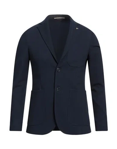At.p.co At. P.co Man Blazer Midnight Blue Size 36 Polyester, Viscose, Elastane