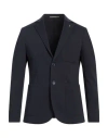 At.p.co At. P.co Man Blazer Midnight Blue Size 36 Polyester, Viscose, Elastane In Blue