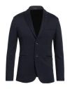 At.p.co At. P.co Man Blazer Midnight Blue Size 40 Polyester, Viscose, Cotton, Elastane In Blue