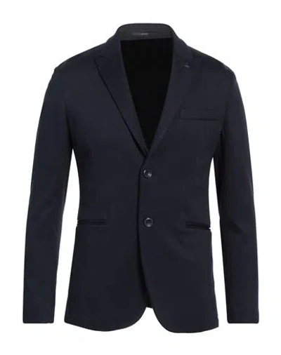 At.p.co At. P.co Man Blazer Midnight Blue Size 40 Polyester, Viscose, Cotton, Elastane