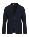 At.p.co At. P.co Man Blazer Navy Size 36 Cotton, Polyamide, Elastane In Navy Blue