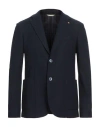 At.p.co At. P.co Man Blazer Navy Size 40 Polyester, Viscose, Elastane In Navy Blue