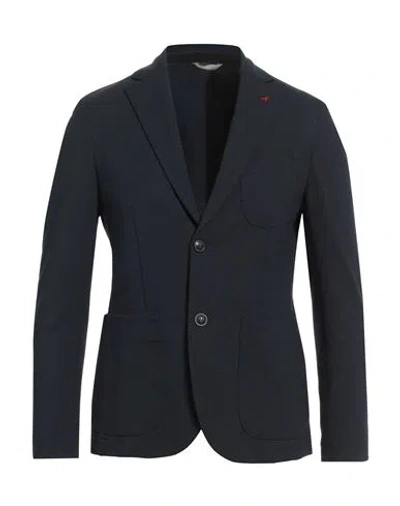AT.P.CO AT. P.CO MAN BLAZER NAVY SIZE 36 COTTON, WOOL, POLYESTER, POLYAMIDE