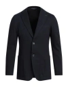 At.p.co At. P.co Man Blazer Navy Size 44 Polyester, Viscose, Elastane In Navy