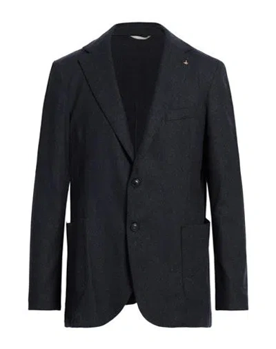 At.p.co At. P.co Man Blazer Navy Size 44 Virgin Wool, Polyester, Elastane