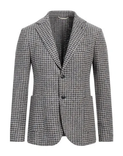 AT.P.CO AT. P.CO MAN BLAZER NAVY SIZE 46 ACRYLIC, VIRGIN WOOL, POLYESTER