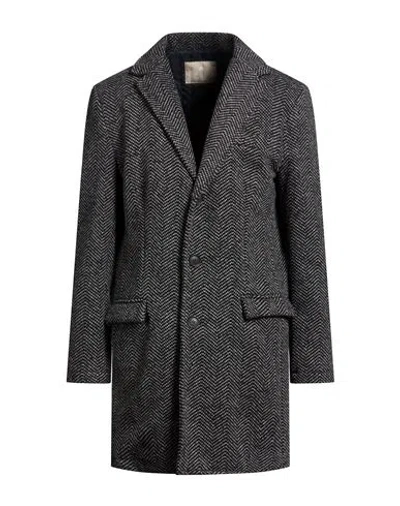 At.p.co At. P.co Man Coat Grey Size Xl Polyamide, Wool In Multi