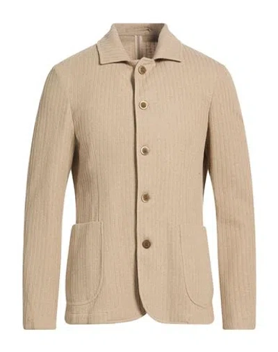 At.p.co At. P.co Man Jacket Beige Size 34 Polyester, Cotton, Elastane In Brown