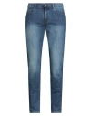 At.p.co At. P.co Man Jeans Blue Size 35 Cotton, Elastane In Blue