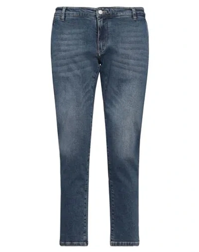 AT.P.CO AT. P.CO MAN JEANS BLUE SIZE 35 COTTON, ELASTANE