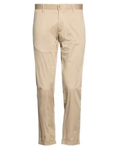 At.p.co At. P.co Man Pants Beige Size 28 Cotton, Elastane In Neutral