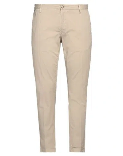 At.p.co At. P.co Man Pants Beige Size 38 Cotton, Elastane In White
