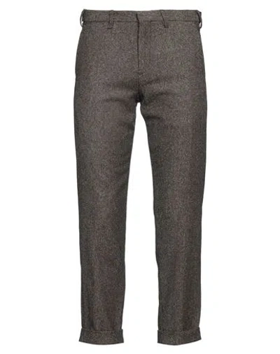 At.p.co At. P.co Man Pants Black Size 32 Wool, Polyester, Cotton In Gray