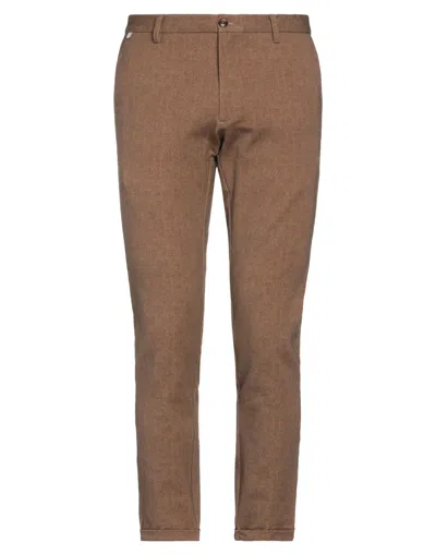 At.p.co At. P.co Man Pants Brown Size 38 Cotton, Elastane