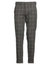 At.p.co At. P.co Man Pants Dark Brown Size 38 Virgin Wool, Polyester, Elastane
