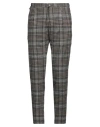 At.p.co At. P.co Man Pants Dark Brown Size 38 Virgin Wool, Polyester, Elastane In Brown