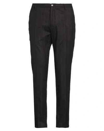 At.p.co At. P.co Man Pants Dark Brown Size 40 Virgin Wool, Polyester, Elastane