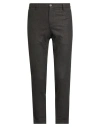 At.p.co At. P.co Man Pants Dark Brown Size 42 Virgin Wool, Polyester, Elastane In Gray