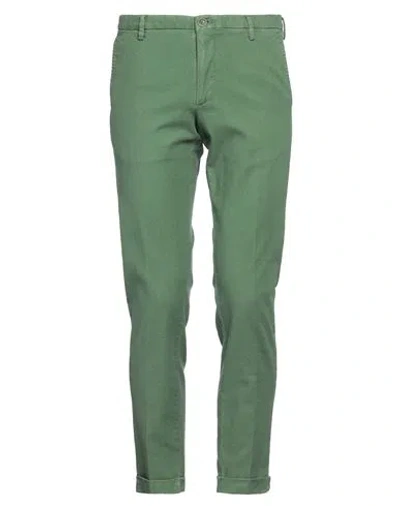 At.p.co At. P.co Man Pants Green Size 38 Cotton, Linen, Elastane