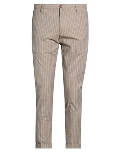 At.p.co At. P.co Man Pants Grey Size 40 Cotton In Brown