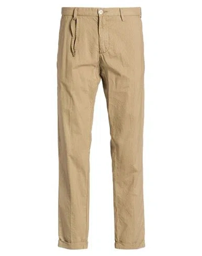 At.p.co At. P.co Man Pants Khaki Size 32 Cotton, Lycra In Neutral