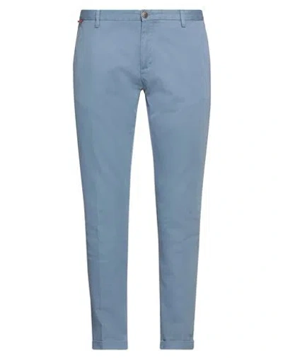 At.p.co At. P.co Man Pants Light Blue Size 40 Cotton, Elastane