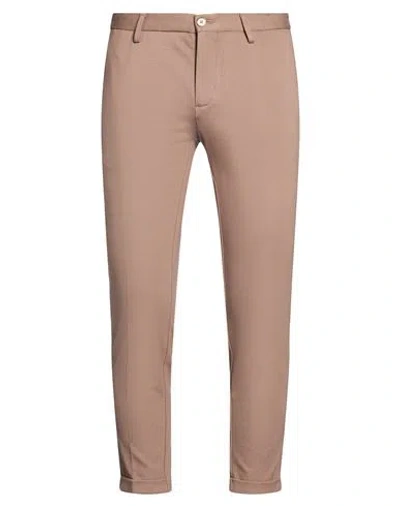 At.p.co At. P.co Man Pants Light Brown Size 34 Viscose, Polyamide, Elastane In Neutral