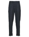 At.p.co At. P.co Man Pants Navy Size 30 Virgin Wool, Polyester, Elastane In Navy Blue