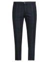 At.p.co At. P.co Man Pants Navy Size 42 Virgin Wool, Polyamide, Elastane In Navy Blue