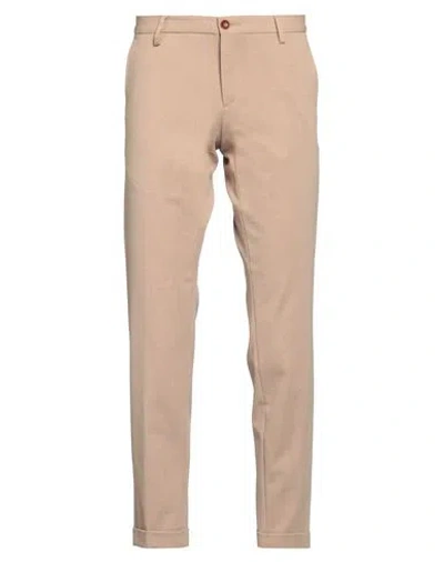 At.p.co At. P.co Man Pants Sand Size 36 Cotton, Polyester, Elastane In Neutral